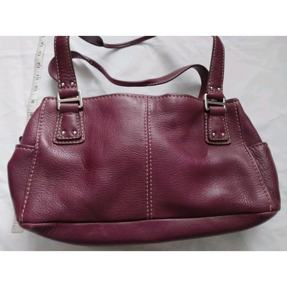 Fossil Purple Leather Shoulder Bag - Picture 8 of 15